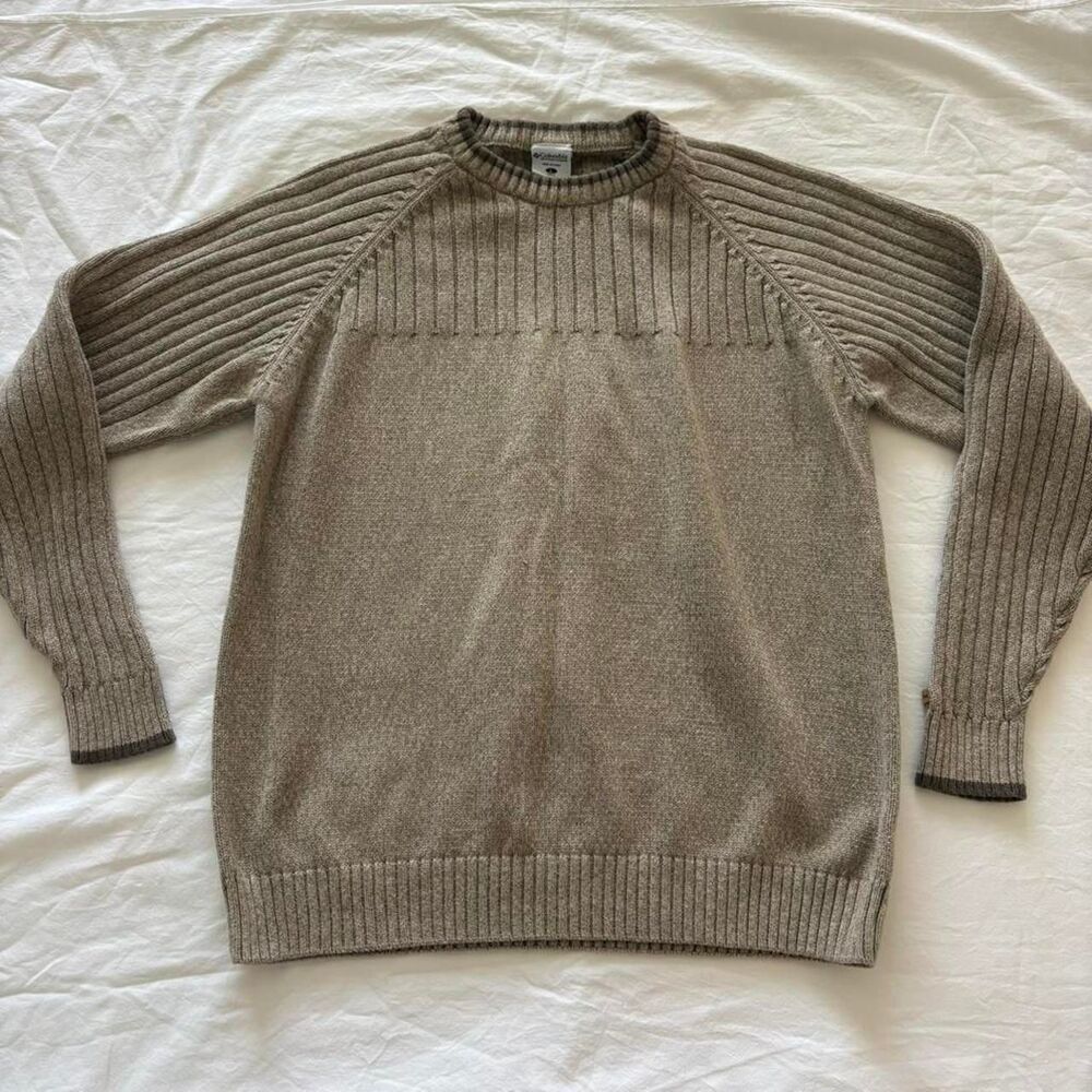 Columbia-sportswear Men's Brown and Khaki Jumper